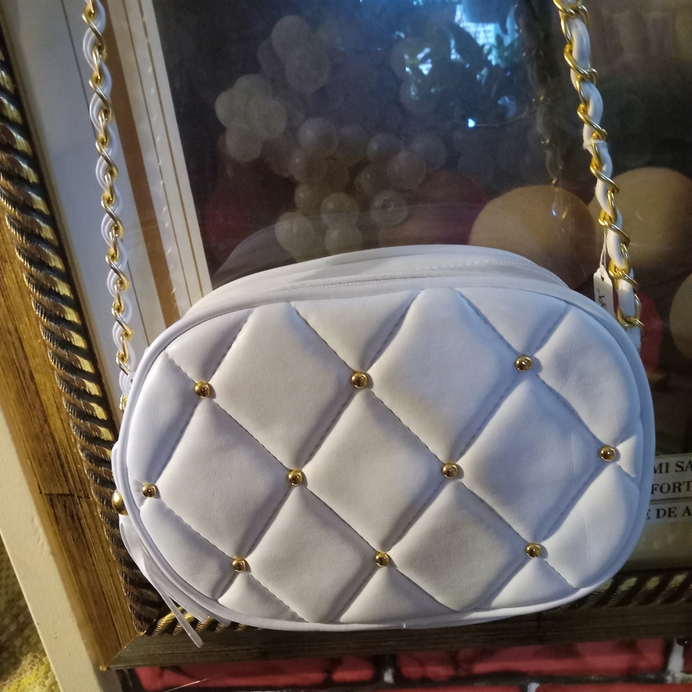 Y&S authentic white gold bag